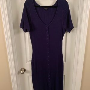 Torrid Navy Sweater Dress